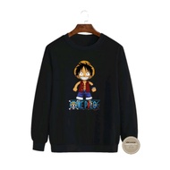 Cool one piece anime kids crewneck Sweater a4