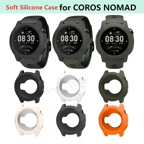 Soft Silicone Hollow Case for COROS NOMAD Smart Watch Strap Frame Cover Protective Shell Bumper for 