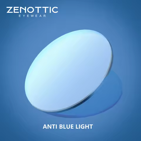 ZENOTTIC Anti Blue Light Prescription Glasses Lens CR39 Resin Myopia/Hyperopia/Progressive/ Anti Ref