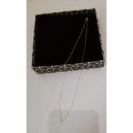 9ct Gold on Silver Belcher Chain 45cm (18 inches) - Free Delivery