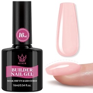 Baby Pink Gel Polish Builder 8-in-One Builder Pastel Pink Strengthener Apex Enhancement Extension Ha