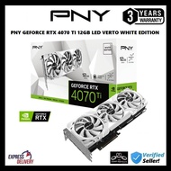 PNY GEFORCE RTX 4070 TI 12GB LED VERTO WHITE EDITION GRAPHIC CARD RTX4070TI