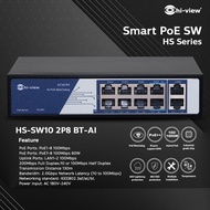 Hi-view POE HS-SW10 2P8 BT-AI HS Series (10Port)