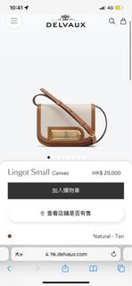 Delvaux lingot small canvas