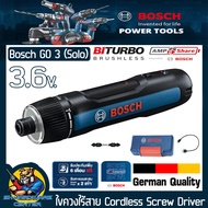 ไขควงไร้สาย BOHCH GO 3 3.6V. แรงบิด 0.1 - 5 Nm. มีไฟ LED ยี่ห้อ BOSCH รุ่น BOSCH GO 3 (SOLO) (รับประ