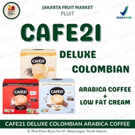 Cafe21 Colombian Arabica Coffee+Low Fat Cream 1 Box 15 Pcs