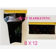 8x12 PolyBag / Plastik Semaian Hitam (1KG)