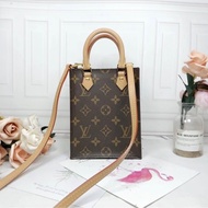「JL精品代購」98新LV老花PETIT SAC PLAT mini 琴譜肩背包
