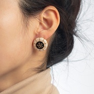 Flashing Diamond Small Fresh Earrings Non-Fade Anti-Drop Earrings Sterling Silver Silver Needle