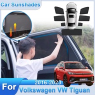 Magnetic Sunshade For Volkswagen VW Tiguan 5-Seats AD BW 2016-2023 MK2 LWB Window Mesh Visor Sun Shi