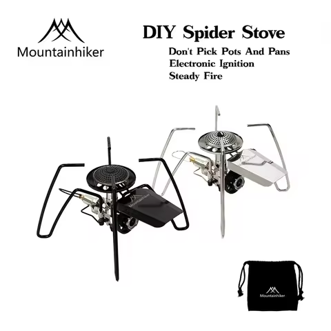 Mountainhiker Outdoor Portable Folding Spider Stove Camping Camping Picnic Stove Stove Stove Barbecu