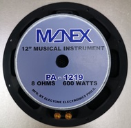 MANEX INSTRUMENTAL SPEAKER 12 INCHES 600 WATTS. DOUBLE MAGNET