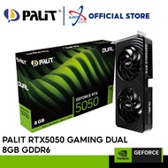 PALIT GeForce RTX 5050 GAMING DUAL 8GB GDDR6 GRAPHICS CARD ( NE65050019P1-GB2070D )