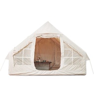 【COD】️inflatable tent outdoor camping ridge tent portable rainproof cotton thickened oversized campi