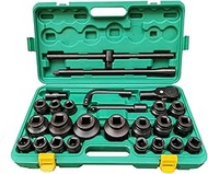 26pcs Heavy Duty Socket Set, 6 Point Metric Socket Wrench Sets (21-50 mm and 55-65 mm), Chrome Vanad
