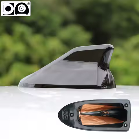 Universal 7D Shark Fin Antenna Auto Car Radio Aerials Receiver FM AM Piano Paint Stronger Signal for