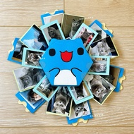 Cat Bugcat Capoo Hexagonal Gift Box, Hexagonal Explosion Card, Coffee Handmade Card, Valentine's Day