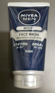 (訂購) 日本製造 Nivea Men Moist 男士水潤潔面乳 100g