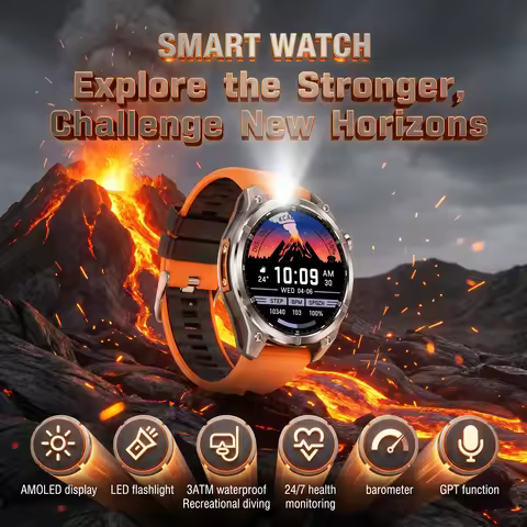 HD300 Waterproof Diving Smart Watch AMOLED 5.4Bluetooth Call NFC AI GPT Smartwatch Sport Fitness Hea