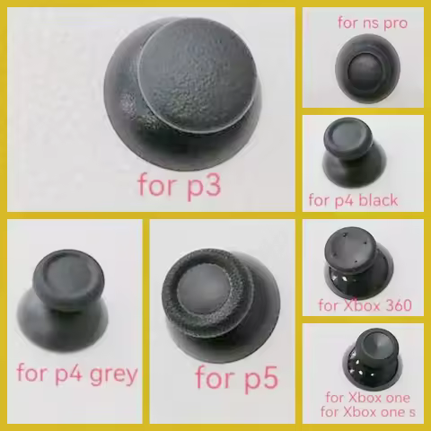 50pcs Cap For PS5 PS4 PS3 Cap 3D Analog Joystick Grip Cap Button Cover For Xbox One Series X S 360 C