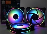 全新 正反面雙環 ARGB 燈效 Cooler Master MasterFan MF120 HALO 風扇