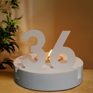2pcs Candle Holder Silicones Molds＆0-9 Number Molds Silicone Molds for Resin,Concrete Molds for Cand