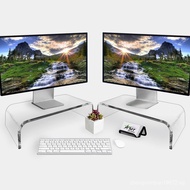 （in stock）Transparent Computer Monitor Elevated Rack AcrylicUType Display Stand Desk Shelf Laptop Stand