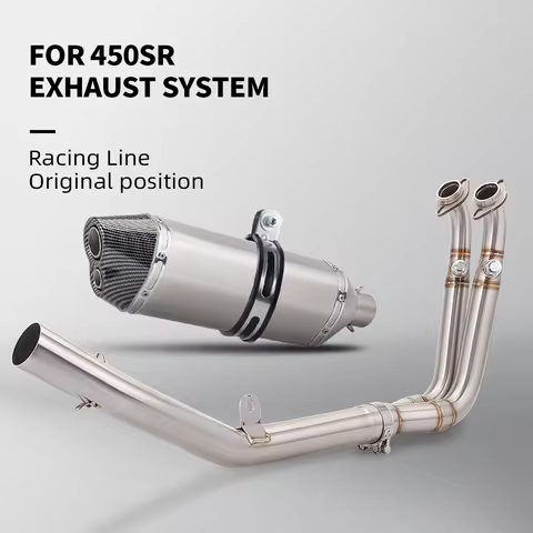 CF Motorcycle CF450 450SR, CF450SR, NK450 Full Range Motorcycle Exhaust Muffler System