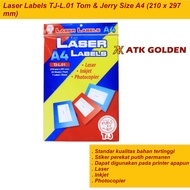 Label Sticker/Laser Labels A4 Size Tom & Jerry