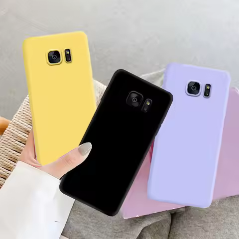 For Samsung S7 Edge Case Liquid Silicone Back Cover For Samsung Galaxy S7 Phone Cases For Samsung S7