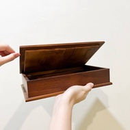 Multipurpose Wooden Storage Box Size 17.5 x 27.5 x 6.5 cm
