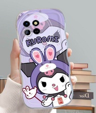 Case Infinix Smart 7 Case Gelembung  WAVE 5D FUNNY Bear / Sanrio / Kuromi Softcase Motif Kartun Case