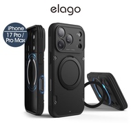 < elago > iPhone 17 Pro/Pro Max Full Protection Shock-Resistant N52 Magnetic Bracket Armor Phone Cas
