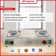 Kompor Gas Todachi 2 Tungku Stainless Type T-2000