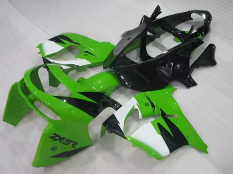 Motorcycle Fairing Zx-9r 1998 - 1999 Green White Black Fairing Zx-9r 1998 Body Kits for Kawasaki Zx9