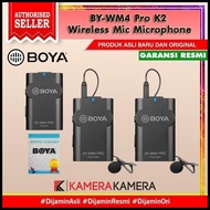 Boya By-Wm4 Pro K2 Wireless Mic Microphone For Camera &amp; Smartphone