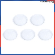 🌱 5 Pcs Plastic Humidity Drip Tray Bilog na Saucers para sa Halaman 26 X 26cm White