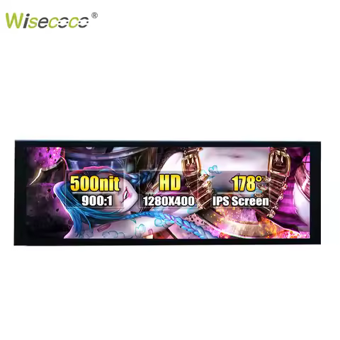 7.9 Inch 400x1280 IPS AIDA64 Mini Gaming Monitor CPU Temperature Display HDMI Secondary Monitor for 