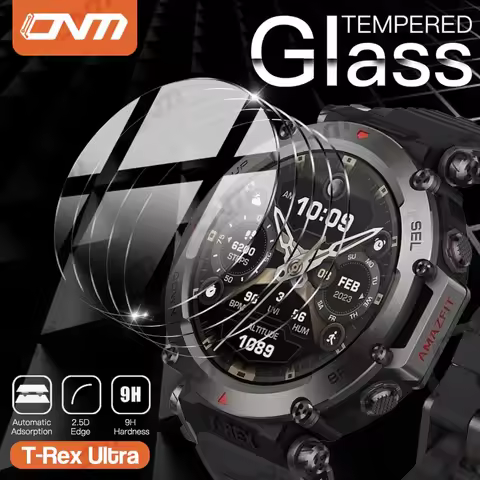 9H Premium Tempered Glass for Amazfit T-Rex Ultra Ultra-HD Screen Protector Glass for Amazfit T Rex 