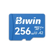 Biwin MS210 Micro SDXC SD Memory Card 256GB, Up to 210 MB/s, UHS-I V30 4K UHD A2 U3 SD Card for Digi