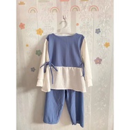 Hornet Mix Cringkel Knit Girls Suit 2-7 Years