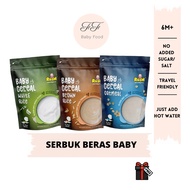 Serbuk Bubur Beras Putih Beras Perang Oat Meal Baby 6 Bulan 7 8 9 Month Months Baby Porridge White R
