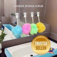 Sponge Bath Scrub Exfoliate Remove Dead Skin Physical Exfoliator Rich Foam Span Mandi Skrub Badan Buang Kulit Mati