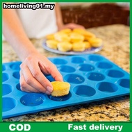 ho 24 Cavity Pan Tray Silicone Mini Cupcake Cookie Bakeware Baking Mold Muffin Cup  living