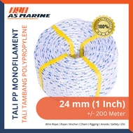 PROMO- TALI TAMBANG PP MONO / TALI PLASTIK PP MONOFILAMENT 24 MM - MINAMIA SHOP