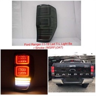 Ford ranger 11 to 19 2011 2019 tail lamp smoke led light bar lampu belakang