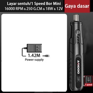 【25000RPM】Gerenda listrik Bor Mini 240pcs Lengkap Alat Ukir Kayu /Alat Amplas / Alat Pemotong