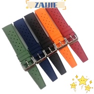 ZAIJIE24 18mm 20mm 22mm Silicone Watch WristBand, Men Women Sports Silicone Strap, Universal Pin Buckle Soft Watchband for /Seiko/Citizen Watch Accessories