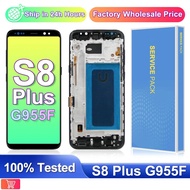 100% Tested TFT 6.2" For Samsung Galaxy S8 plus LCD Display Touch panel Digitizer G955 G955F G955fd 