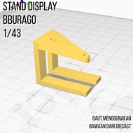 Display Stand for Bburago F1 1:43 F1 Diecast Stand 1 Scale/43 Display Holder - S3D